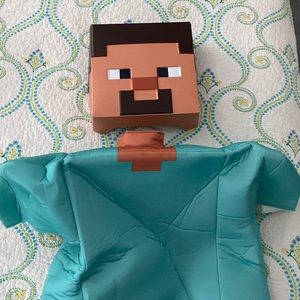Mine Craft Steve Boys costume size 7-8
